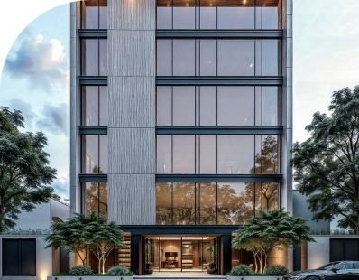 Commercial building construction